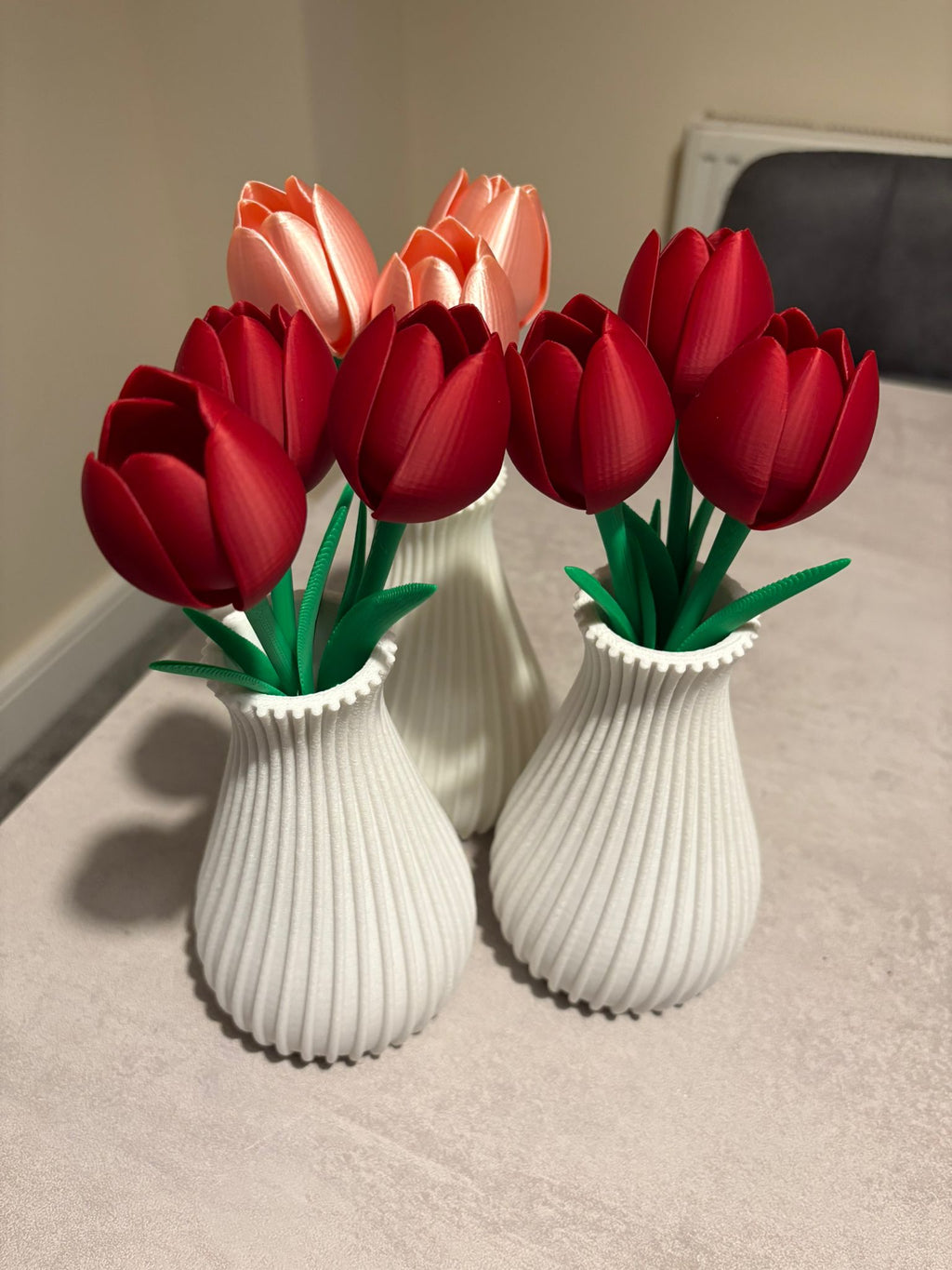Forever Tulips and Vase