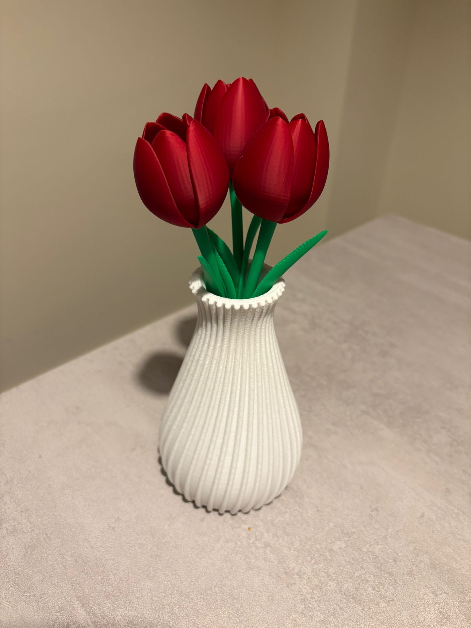 Forever Tulips and Vase