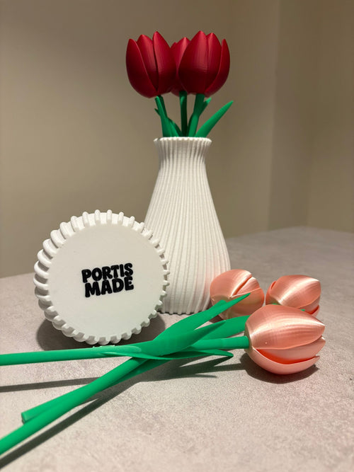 Forever Tulips and Vase