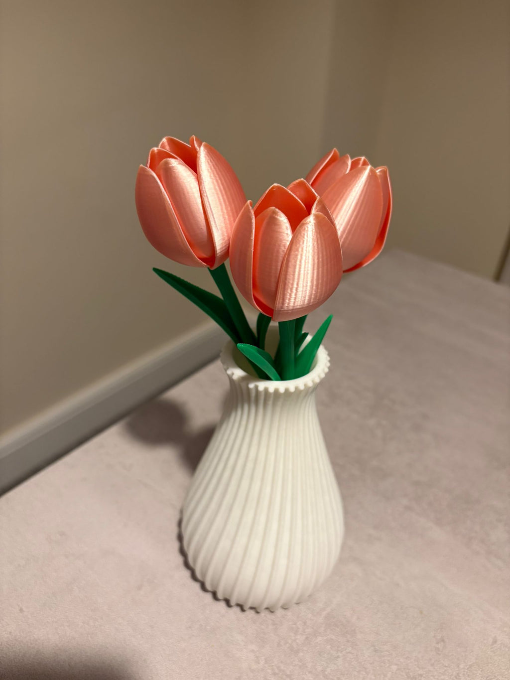 Forever Tulips and Vase